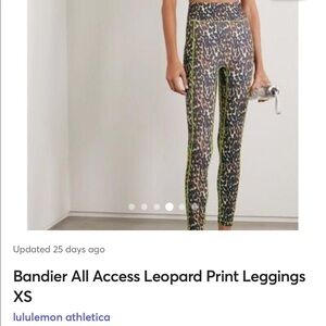 All access leopard print leggings